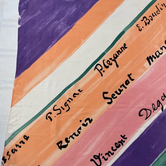 Metropolitan Museum of Art silk scarf - Picture 2 of 14